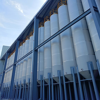Niasi Outdoor Silo Solve Core Industrial Material Storage Smertepunkter